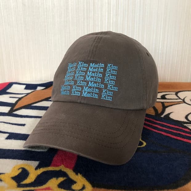 마뗑킴/마틴킴 레터링볼캡/모자 Martin Kim