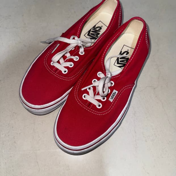 반스 어센틱 레드