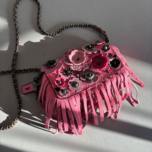 Coach Mini Fringe Leather Bag