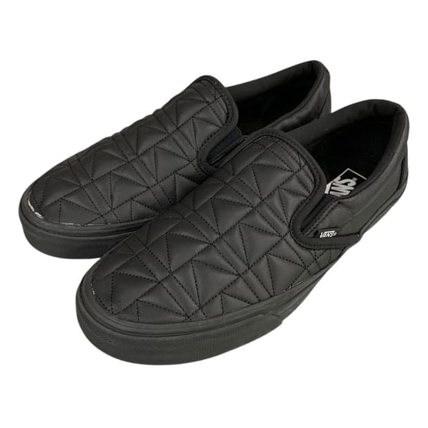 반스 x 칼 라거펠트 클래식 슬립온 퀼트 블랙 275