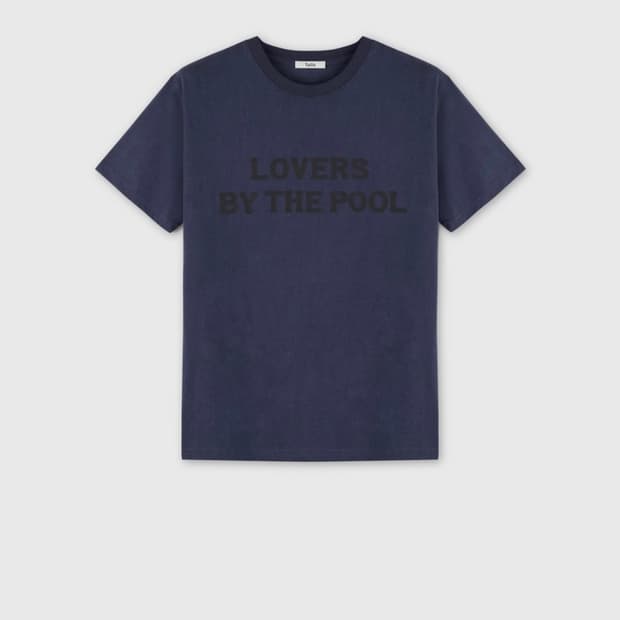 타일레 LOVERS BY THE POOL 60S T-SHIRT DUSK 
