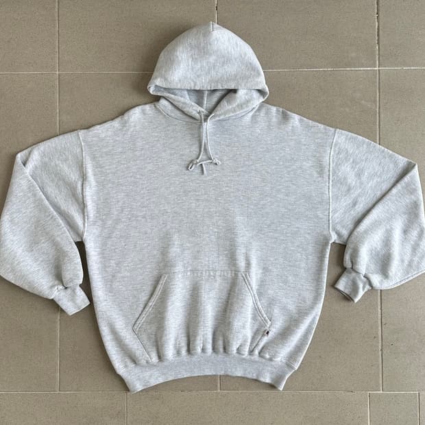 90s 빈티지 러셀 후드 그레이 XL USA