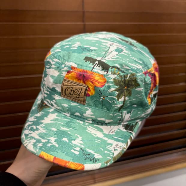 오베이 마우이 5패널 캡 오션 모자