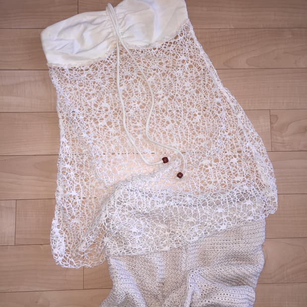 빈티지 그물 슬리브리스 or 스커트