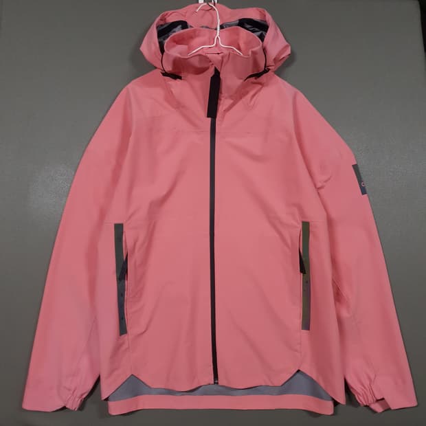 XL) 아디다스 신형 21FW 마이쉘터 레인 자켓 후드 바람막이 핑크