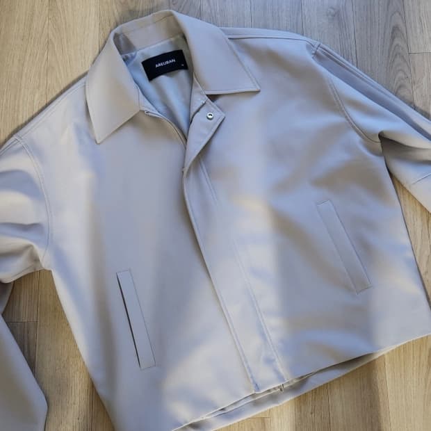 [ 아르반 ] 스냅 블루종_아이보리