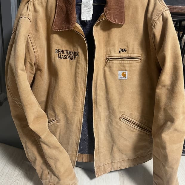 칼하트 디트로이트 자켓 J01 브라운 USA 유니온 빈티지 팔아요