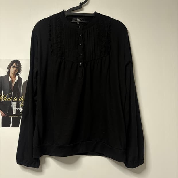 고스로리 로리타 공겜여주 프릴 티셔츠