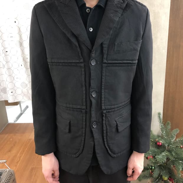 Comme des garcons homme deux 레이어드 블레이저xs