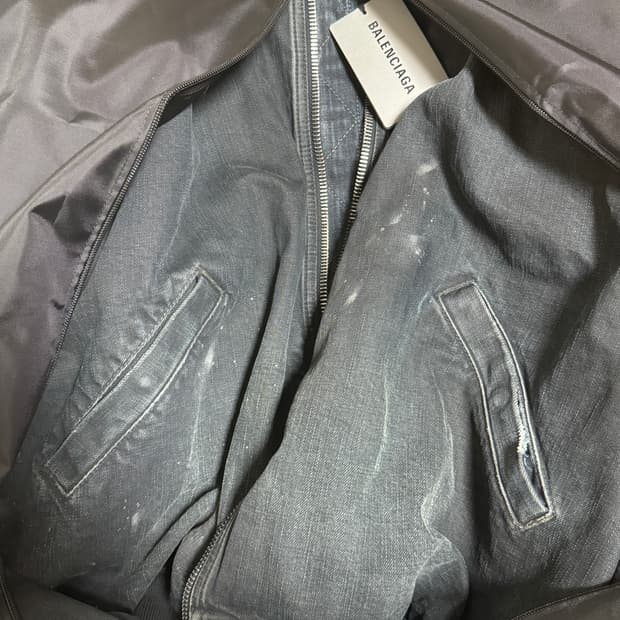 25ss 발렌시아가 데님 봄버