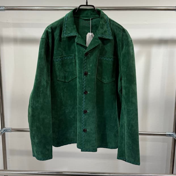 BODE — Suede Rickrack Workshirt