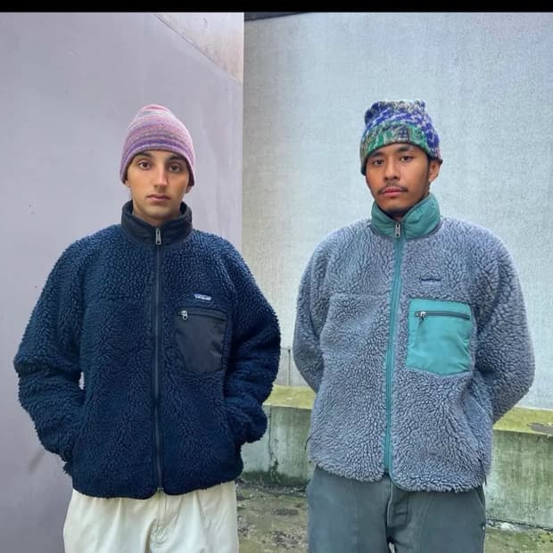 파타고니아 딥파일 블루 라지