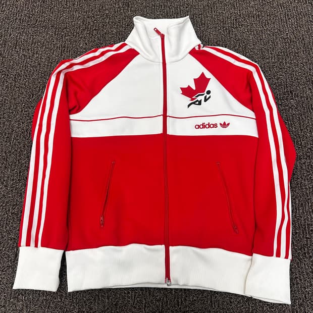 아디다스 캐나다 져지 트랙탑 집업 L