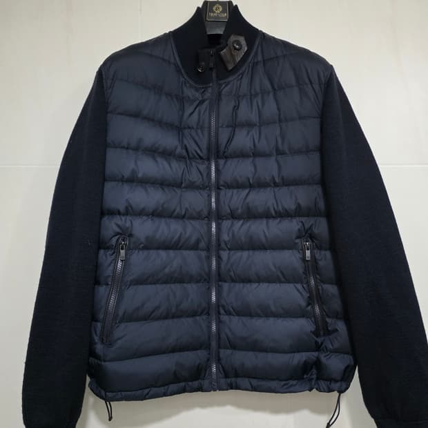 마시모두띠 네이비 패딩 니트 자켓 [100사이즈]
