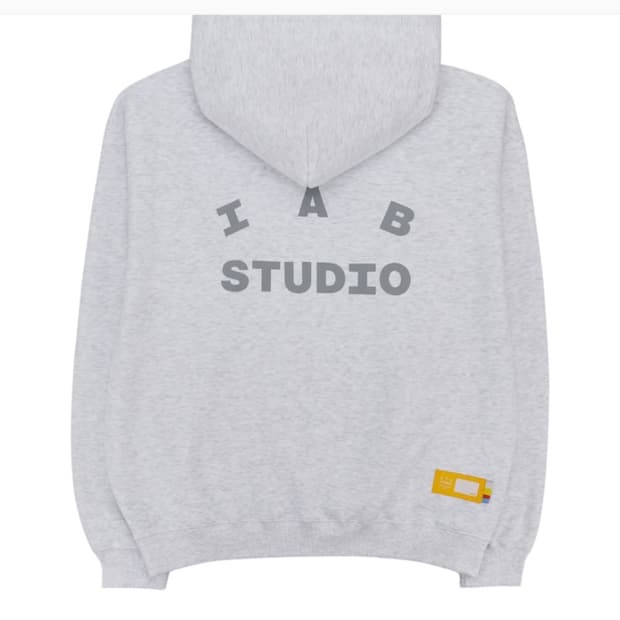 IAB 아이앱스튜디오 후드 라이트 그레이 L