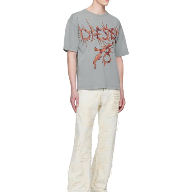 DIESEL Off-White 1980 D-Eeper-FSG Jeans