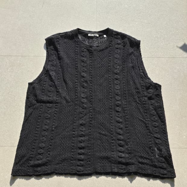 Our Legacy black cotton crochet 50
