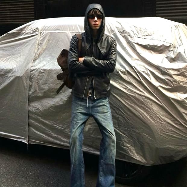 FLANEUR  후디 바라클라바 카우레더자켓