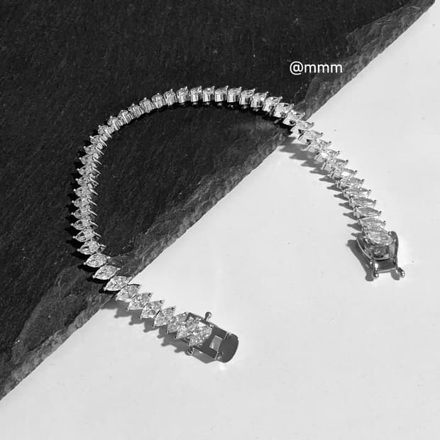 (Unisex) 영롱 테니스 팔찌