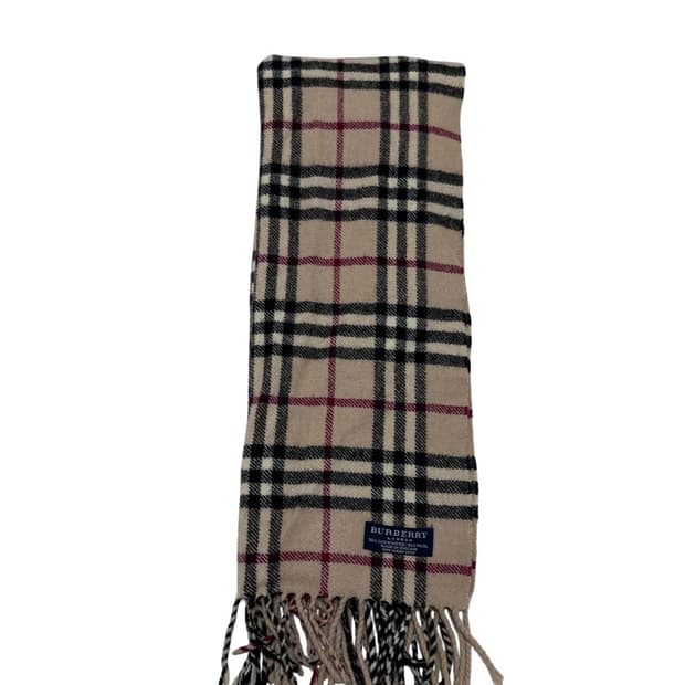 버버리 램스울 체크 머플러