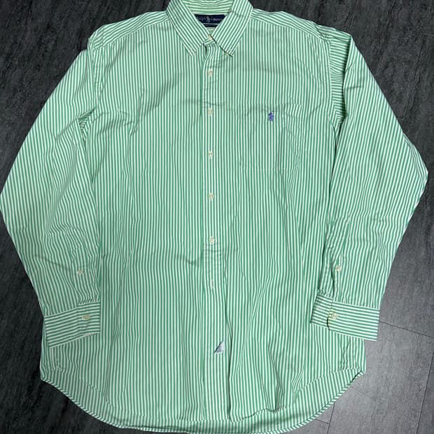 랄프로렌 스트라이프 셔츠 남성 L