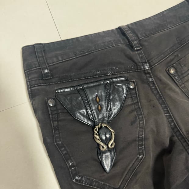 14th addiction coated jeans