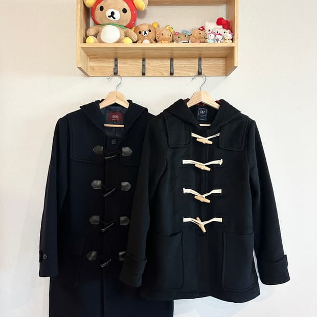 jpn 떡볶이코트 더플코트 하구미 스즈코 너드 모리걸 히피