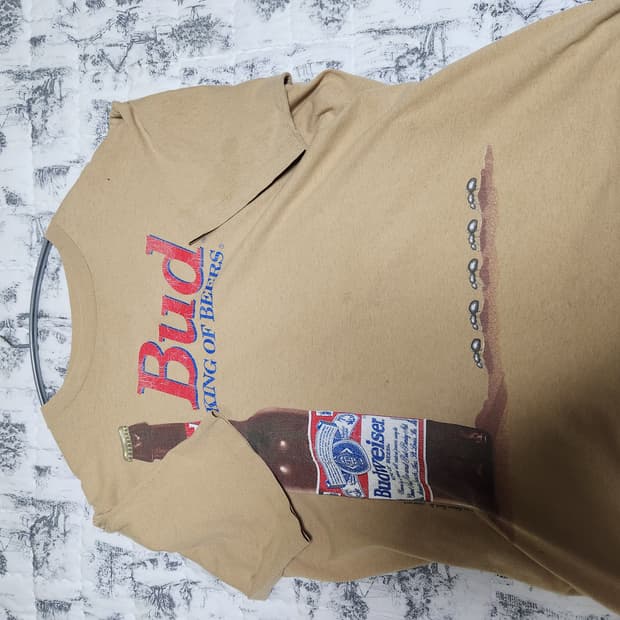 빈티지 버드와이저 티