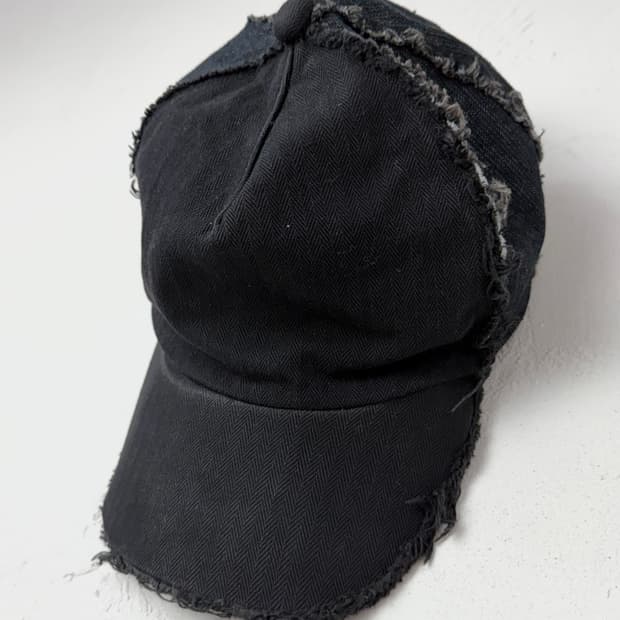 JPN 빈티지 컷오프 캡