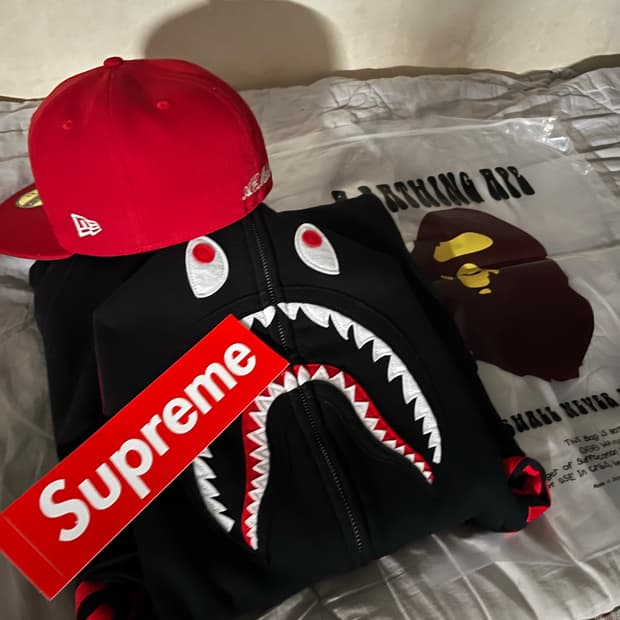 아디다스X베이프 샤크후드 S