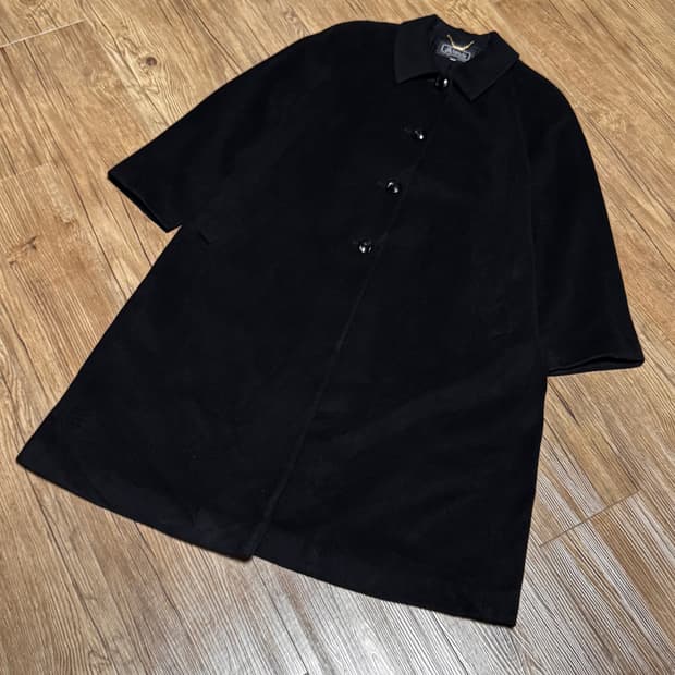 [M] 아덴다 일본 생산 캐시미어 100% 블랙 코트