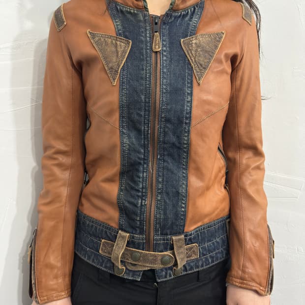 avirex design leather jacket