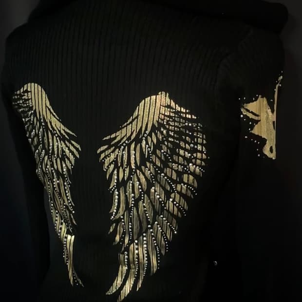 와투케 백날개 딱붙 후드집업 원피스