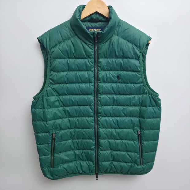 [L] 폴로 랄프로렌  골프 그린 경량 패딩 조끼