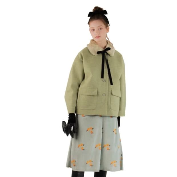 Sinoon 시눈 퍼자켓 그린