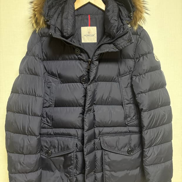 [4/백화점판/새상품급] 몽클레어 클루니 패딩 네이비