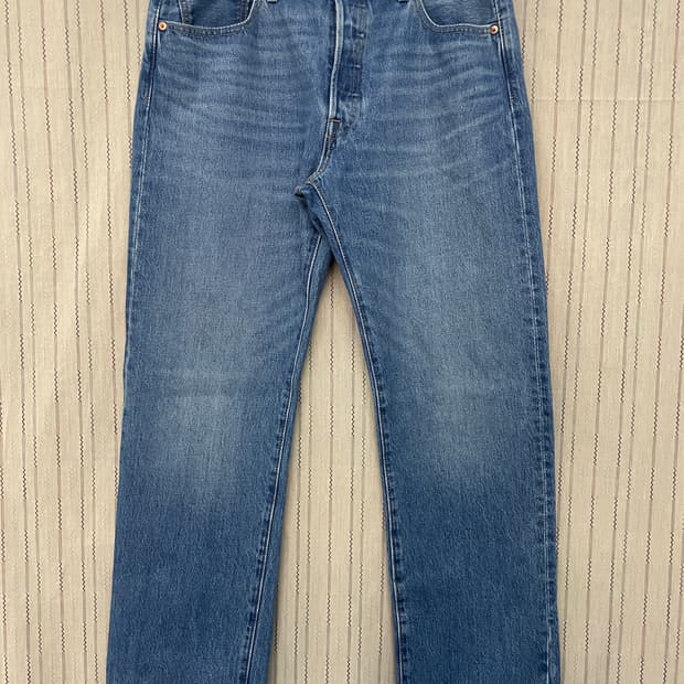 [34] 00s Levis 리바이스 501 중청 워싱 페이딩 진 청바지