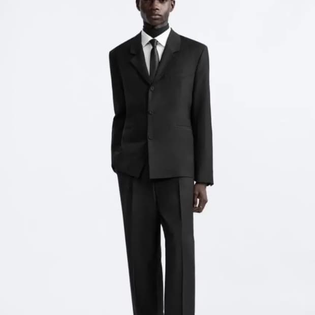 자라 [50,40] 자라 울 블렌디드 수트 블레이저 셋업