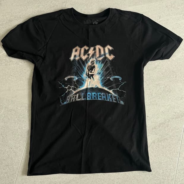 (L) ACDC 밴드티