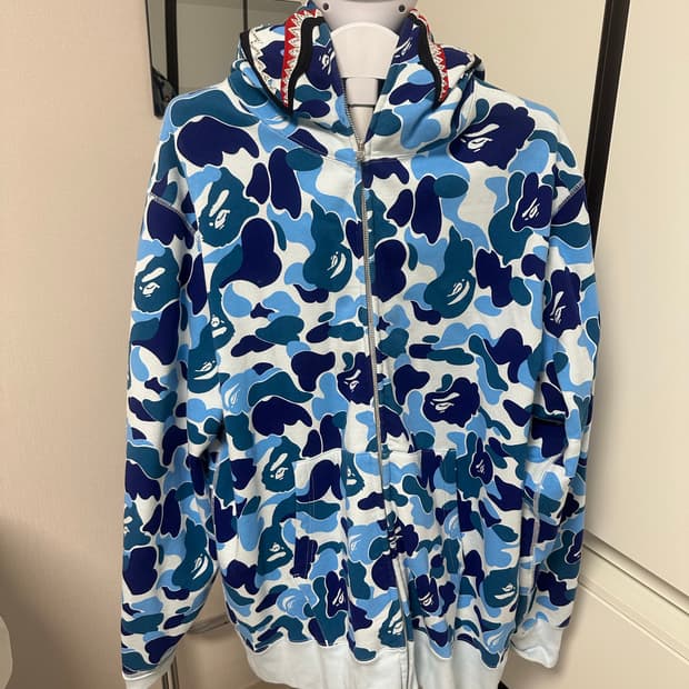 베이프 크리스탈 카모 집업 2XL