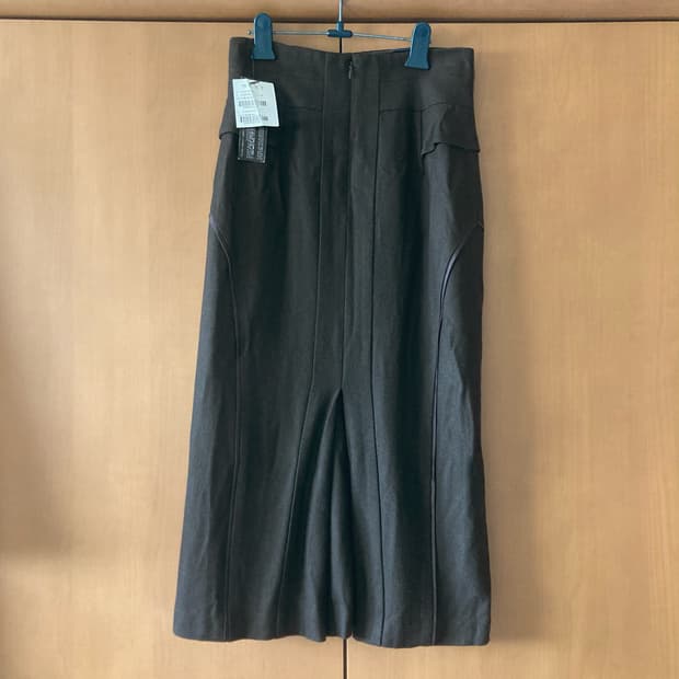 Deep brown long skirt