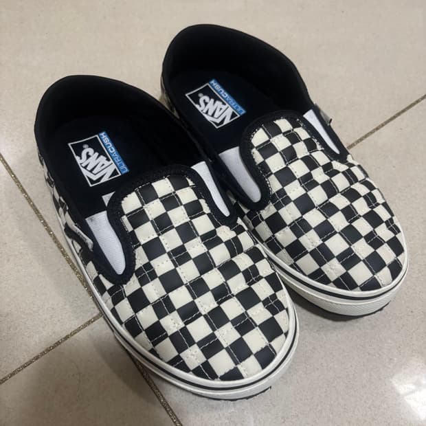 반스 슬립어2 방한화 체커보드 2회착 270