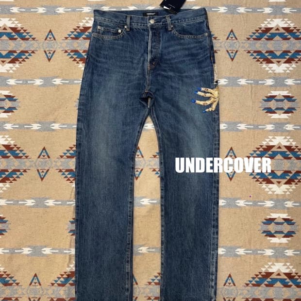 [3][L] 언더커버 komische evil hand 비즈 데님
