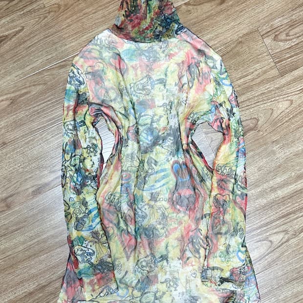 빈티지 일러스트 오타쿠 티셔츠 히메갸루 로걀 라떼 모리걸 긱시크 페어리