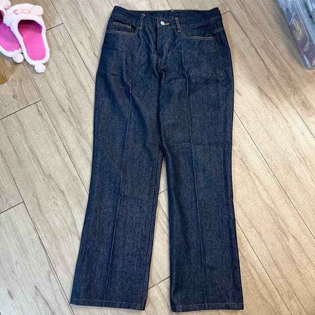 생지 플레어 데님