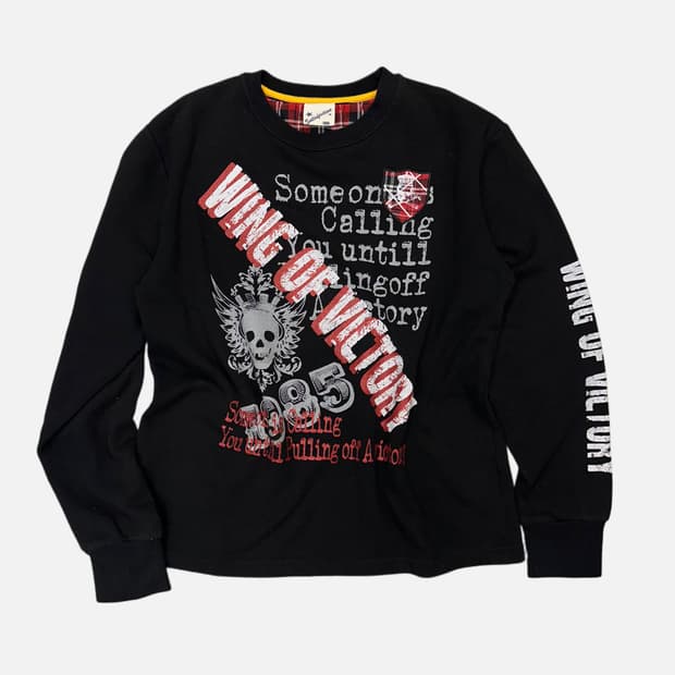 grunge skull lettering t-shirt