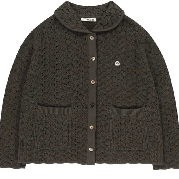 코이세이오 니트 가디건 브라운