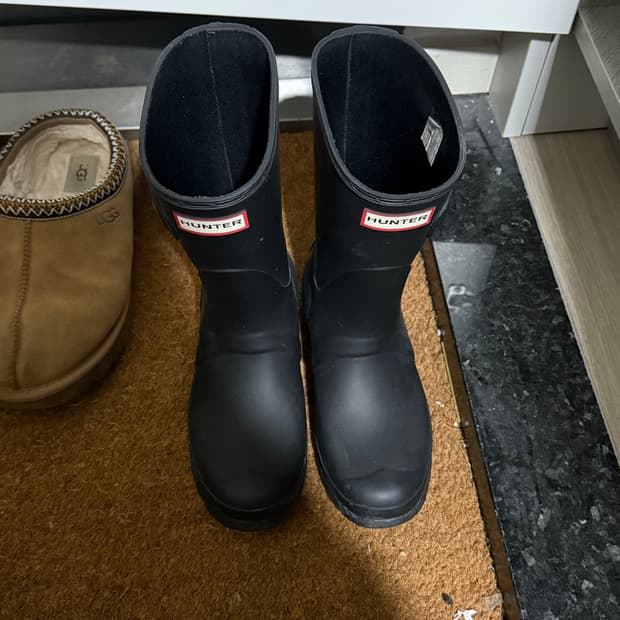 헌터 오리지널 숏 레인부츠 장화