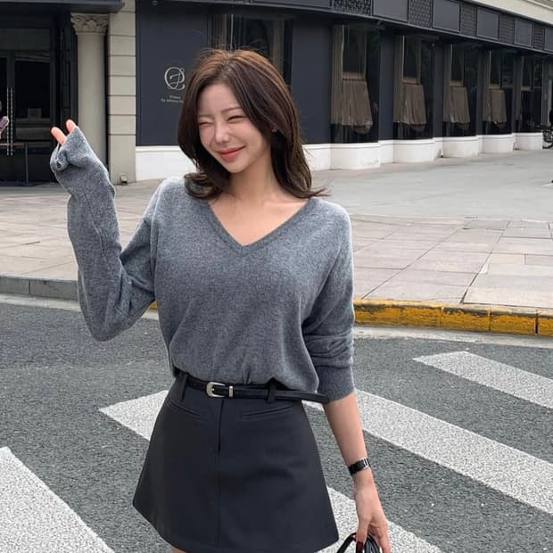 [새 상품] 쥬드마켓 모던 스커트 m