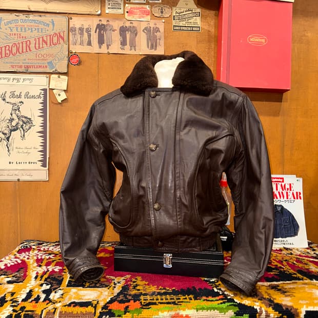 ( L-XL ) 가죽자켓 레더자켓 봄버자켓 a2가죽 밀리터리 워크웨어